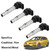 4x Coil Packs Set 036905715F For VW Golf 1.4 TSI VW Polo Jetta 1.6 FSI Tiguan 4x Coil Packs Set 036905715F For VW Golf 1.4 TSI VW Polo Jetta 1.6 FSI Tiguan