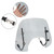 ABS Motorcycle Windshield WindScreen fit for Vespa Sprint 150 2016-2021 Gray