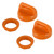 2PCS Orange Ignition Key Cover w/Nut For Polaris RZR XP 570 800 900 1000 5433534