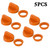 5PCS Orange Ignition Key Cover w/Nut For Polaris RZR XP 570 800 900 1000 5433534