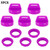 5PCS Violet Ignition Key Cover w/Nut For Polaris RZR XP 570 800 900 1000 5433534