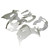 Bodywork Fairing Injection Unpainted For Suzuki Katana GSX650F 2008-2013 #117