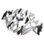 2008-2010 Suzuki GSXR 600/750 K8 Amotopart Injection Fairing Kit Bodywork Plastic ABS #157
