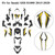Injection Plastic Bodywork Fairing Kit for Suzuki GSX-S 1000 GSXS 2015-2020 13#