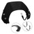 Short Motorcycle Windshield WindScreen fit for Vespa Sprint 150 2016-2021 BLK