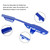 Rear Sprocket Chain Guard Protector Cover For YAMAHA YZF R15 V3 2017-2019 Blue