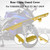 Rear Sprocket Chain Guard Protector Cover For YAMAHA YZF R15 V3 2017-2019 Gold