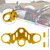 CNC Aluminum Upper Front Top Triple Tree Clamp For YAMAHA R15 V4 R15M 2022 Gold CNC Aluminum Upper Front Top Triple Tree Clamp For YAMAHA R15 V4 R15M 2022 Gold