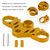 CNC Aluminum Upper Front Top Triple Tree Clamp For YAMAHA R15 V4 R15M 2022 Gold CNC Aluminum Upper Front Top Triple Tree Clamp For YAMAHA R15 V4 R15M 2022 Gold