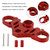 CNC Aluminum Upper Front Top Triple Tree Clamp For YAMAHA R15 V4 R15M 2022 Red CNC Aluminum Upper Front Top Triple Tree Clamp For YAMAHA R15 V4 R15M 2022 Red