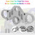 CNC Aluminum Upper Front Top Triple Tree Clamp For YAMAHA R15 V4 R15M 2022 Silver CNC Aluminum Upper Front Top Triple Tree Clamp For YAMAHA R15 V4 R15M 2022 Silver