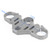 CNC Aluminum Upper Front Top Triple Tree Clamp For YAMAHA R15 V4 R15M 2022 Silver CNC Aluminum Upper Front Top Triple Tree Clamp For YAMAHA R15 V4 R15M 2022 Silver