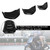 Front Decorative Horn Cover For VESPA Sprint Primavera 125/150 2014-2021 Black