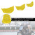 Front Decorative Horn Cover For VESPA Sprint Primavera 125/150 2014-2021 Yellow