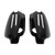 Pair Rearview Mirror Cover Gloss for Benz CLS CLC SL SLK Class 2006-2013 Black