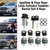 Ignition & Four Door Lock Cylinder Tumbler Barrel 4 Keys For Ford E Series Van