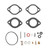 Carburetor Rebuild Kit fit for Kawasaki 610 600 SX Mule 2005-2017 Carburetor Rebuild Kit fit for Kawasaki 610 600 SX Mule 2005-2017