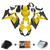 2007-2008 Suzuki GSXR1000 K7 Amotopart Injection Fairing Kit Bodywork Plastic ABS #113