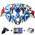 2009-2016 Suzuki GSXR1000 K9 Amotopart Injection Fairing Kit Bodywork Plastic ABS #127