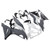 2019-2023 Kawasaki ZX6R Amotopart Injection Fairing Kit Bodywork Plastic ABS #104