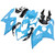 2005-2006 Suzuki GSXR1000 K5 Amotopart Injection Fairing Kit Bodywork Plastic ABS #126
