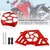 Front Sprocket Cover Chain Guard For HONDA CBR250R CBR300R CB300F NC51 MC41 Red