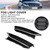 2PCS Front Driving Fog Light Cover fit VW Passat 2012-2015 Black/Chrome