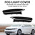 2PCS Front Driving Fog Light Cover fit VW Passat 2012-2015 Black/Chrome