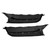 2PCS Front Driving Fog Light Cover fit VW Passat 2012-2015 Black/Chrome