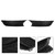 2PCS Front Driving Fog Light Cover fit Volkswagen Passat 2012-2015 Black