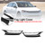 2PCS Front Driving Fog Light Cover fit VW Passat 2012-2015 Black & Chrome