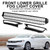 Front Lower Grille Grill Fog Light Cover Fit VW Passat 2012-2015 Black & Chrome