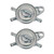 2x Fuel Tank Tap Switch 4 Port For GY6 50cc 125cc 150cc PIT Quad Dirt Bike Buggy
