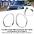 2X Chrome Headlight Trim Ring Bezels For Mini Cooper R60 Countryman 2011-2016