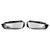 Left +Right Headlight Lens Plastic Cover Shell For Audi A4 B8 Facelift 2012-2016