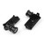 CNC Swingarm Spool Adapters Honda CBR250R (2011-2013) Black