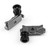 CNC Swingarm Spool Adapters Honda CBR250R (2011-2013) Gunmetal
