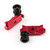 CNC Swingarm Spool Adapters Honda CBR250R (2011-2013) Red