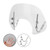 Short Windshield WindScreen fit for Vespa GTS250 GTS300 2017-2022 Short Windshield WindScreen fit for Vespa GTS250 GTS300 2017-2022