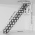 3M 12 Steps Loft Wall Folding Pulldown Attic Ceiling Ladder Stairs Staircase Opening 39.4*27.6" Generic 3M 12 Steps Loft Wall Folding Pulldown Attic Ceiling Ladder Stairs Staircase Opening 39.4*27.6" Generic