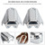Bar Shield Rear Axle Covers Swingarm For Softail FLS FLSTN 2008-2020 Chrome