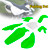 Injection ABS Plastic Bodywork Fairing Kit for kawasaki klx110 klx65 RM65 DRZ110 Green