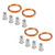 4 Exhaust Gaskets & 8 Cap Nuts For Honda CB500 CB550 VF500/700/750 VFR750/800 4 Exhaust Gaskets & 8 Cap Nuts For Honda CB500 CB550 VF500/700/750 VFR750/800