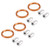4 Exhaust Gaskets & 8 Cap Nuts For Honda CB500 CB550 VF500/700/750 VFR750/800 4 Exhaust Gaskets & 8 Cap Nuts For Honda CB500 CB550 VF500/700/750 VFR750/800