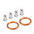 4 Exhaust Gaskets & 8 Cap Nuts For Honda CB500 CB550 VF500/700/750 VFR750/800 4 Exhaust Gaskets & 8 Cap Nuts For Honda CB500 CB550 VF500/700/750 VFR750/800
