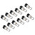 12pcs Short Chrome Metal Tire Valve Stems TR161 Bolts For ATV Go-karts Hot Rods