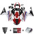 2016-2018 Honda CBR500R Amotopart Injection Fairing Kit Bodywork Plastic ABS #106
