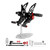 Aluminum Black Rear Sets Footpegs Footrest For Honda CBR650R CB650R 2019-2023