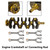 Engine Crankshaft w/ Connecting Rod For 10-18 kia Hyundai Sonata Kia Forte 2.4L