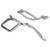 Lower Engine Guard Frame Crash Bar Steel Silver Fit For Honda Crf 1100L 20-22 21